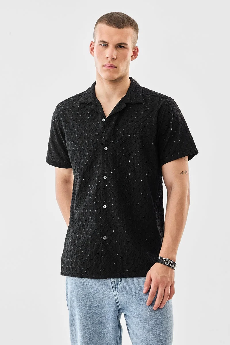 SNITCH Embroidered Box Fit Shirt