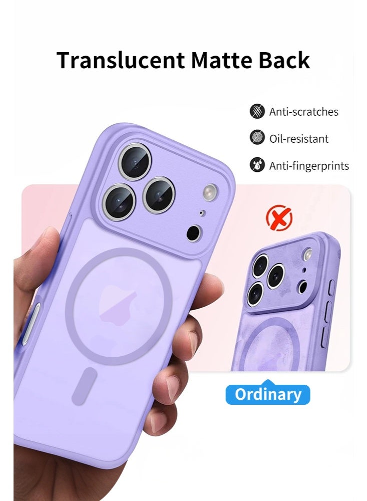 iPhone 17 Pro Max Case with MagSafe, Black Matte Anti-Fingerprint Back, Precision Cutouts & Raised Camera Protection, Strong Magnet Compatible with MagSafe Accessories - Image 5