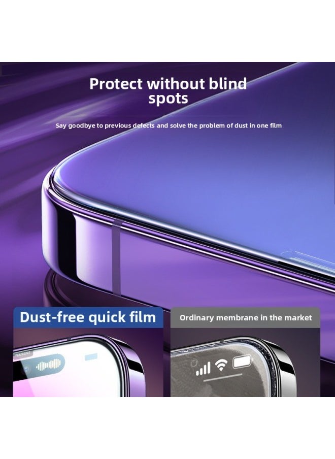Generic - Woxin Applies For Iphone16 Tempered Film 15/14/13/12/promax Anti-peep 11 Mobile Phone Dust-free Cabin Full Screen-Color:For Iphone15-Size:High-definition Film - Basic Model [dust-free Second Cockpit] Automatic Dust Removal With One Pull - Non-porous Dustproof - [value Pack] Buy Two Get One Free, Get Three Sheets (selected By 90% Of Users) - Image 1