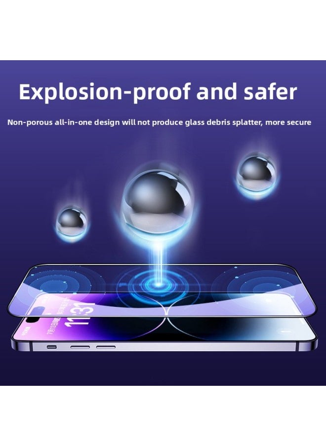 Generic - Woxin Applies For Iphone16 Tempered Film 15/14/13/12/promax Anti-peep 11 Mobile Phone Dust-free Cabin Full Screen-Color:For Iphone15-Size:High-definition Film - Basic Model [dust-free Second Cockpit] Automatic Dust Removal With One Pull - Non-porous Dustproof - [value Pack] Buy Two Get One Free, Get Three Sheets (selected By 90% Of Users) - Image 1