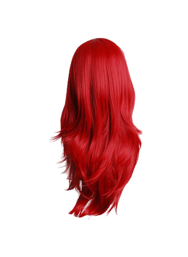NIBEMINENT Cosplay Synthetic Wavy Curly Wig Red 22x15x3centimeter - Image 5