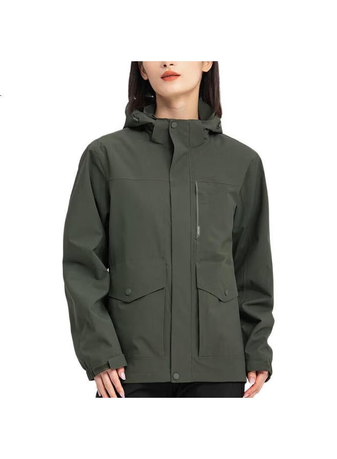 Firs Hooded Jacket Men And Women Autumn Mountain Outdoor Sports Windproof Wrinkle-Resistant Wear-Resistant Breathable Simple Slim Casual Jacket - Image 3