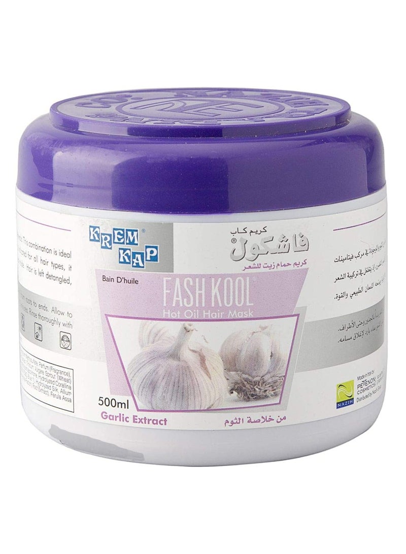 Fashkool Garlic Extract Hot Oil Hair Mask 500ml - Image 1