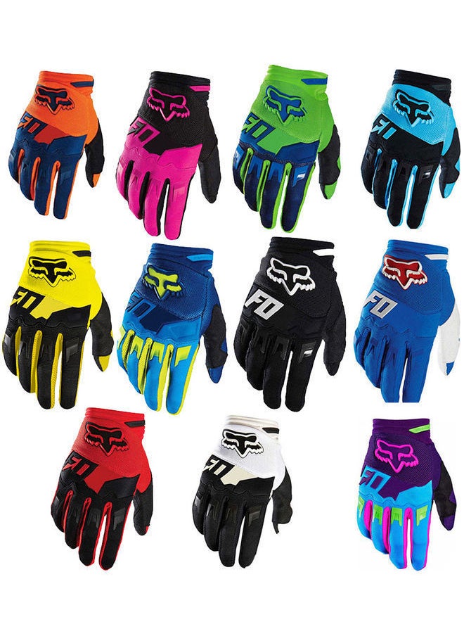 NIBEMINENT Full Finger Anti Skid Wear Resistance Racing Motorcycle Gloves Cycling Bicycle MTB Bike Riding Purple 22*22*22cm  - Image 2
