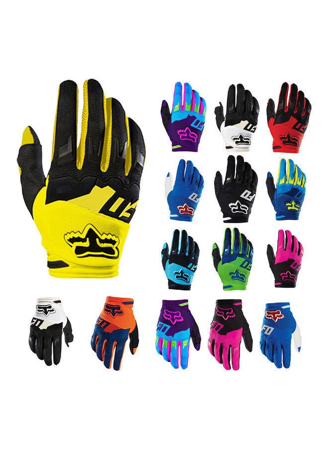 NIBEMINENT Full Finger Anti Skid Wear Resistance Racing Motorcycle Gloves Cycling Bicycle MTB Bike Riding Purple 22*22*22cm  - Image 4