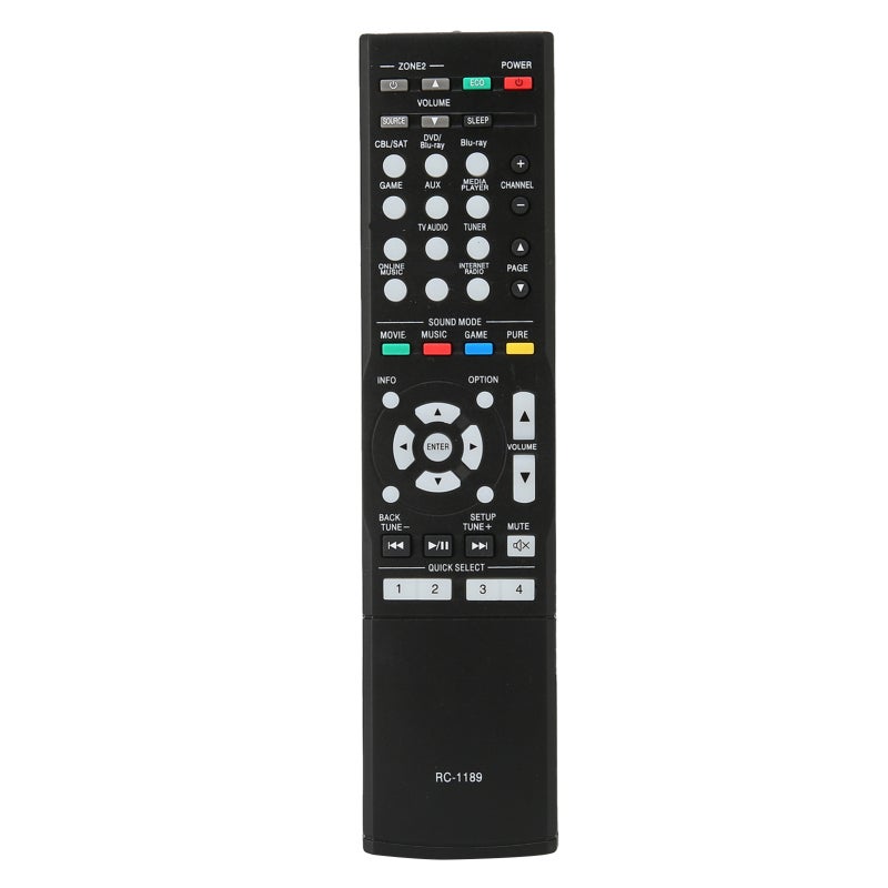 Remote Control Replacement for Denon AV Receiver - RC-1189 Dedicated Alternative Controller for AVR-S720W AVR-S700W RC-1181 AVR-S710W AVR-X1100W AVR-X1200W with Stable Performance - Image 1