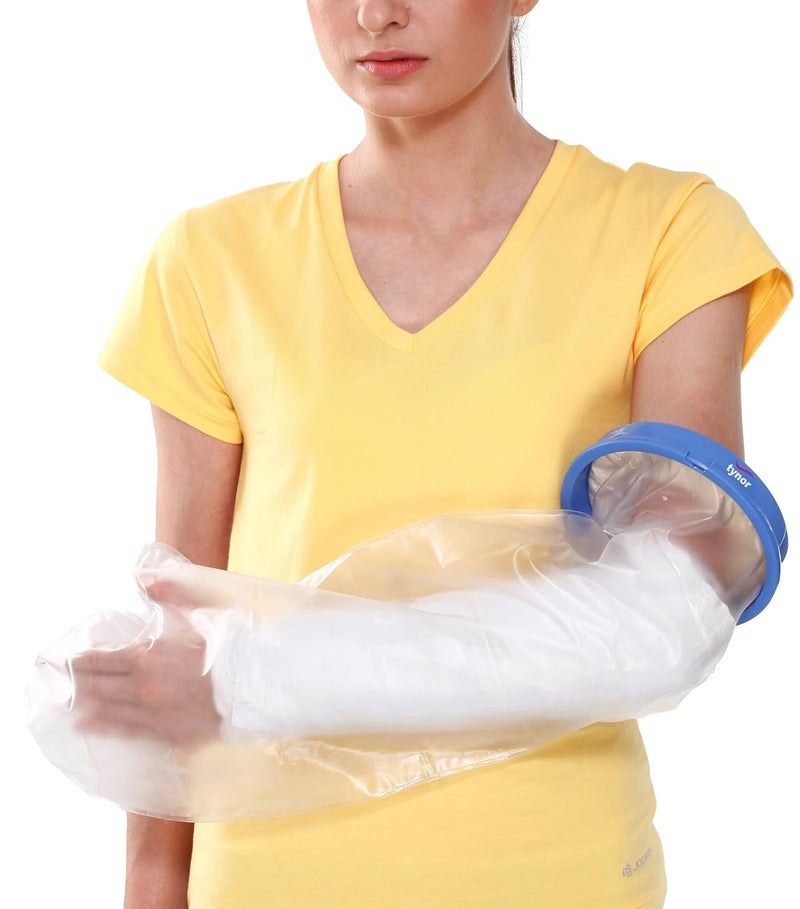Tynor Cast Cover Arm, White, Universal Size, 1 Unit - Image 1