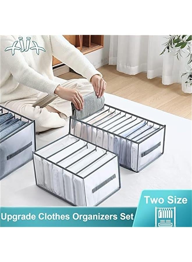 Generic Closet Organizers and Storage, Wardrobe Clothes Organizer, Drawer Organizer with Handles for T-Shirts, Skirts, Jeans, Pants, Hoodies, Sweaters, Underwear (6PCS)  - Image 4