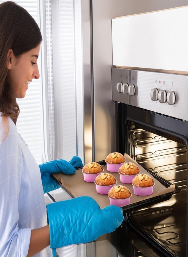 اس تي ان قوالب كيك صغيرة على شكل قلب من STN سعة 100 مل/ 3.4 أونصة، قوالب كب كيك من رقائق الألومنيوم على شكل قلب، 50 قطعة، أكواب خبز لعيد الحب مع أغطية وملعقة لعيد الحب وعيد الأم وأعياد الميلاد وحفلات الزفاف (أحمر) - Image 4