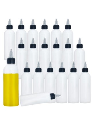 Meirrnyyu 20 Pcs 4 Oz Plastic Squeeze Condiment Bottles with Twist-on Cap Lids,Sauce Bottle with Squeeze Top,Squirt Condiment Bottles for Ketchup,Mustard,Olive Oil and More - pzsku/Z7CD41B2EAC5FCE4B7D57Z/45/_/1736571414/8874c508-e8ca-4b5a-a317-9d5a11355b36