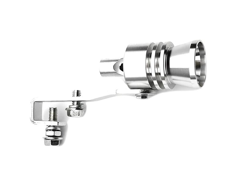 A2D Turbo Type Sound Whistle Car Silencer Exhaust Silver for Honda City 1.3, 1.5 Type 1 - Image 1