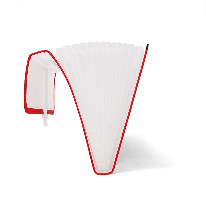 Neomate Expanding File Folder with Handle | 13-Pocket A4/FS Size Document and Certificate Organizer | Transparent Accordion Folder | Red - Image 3