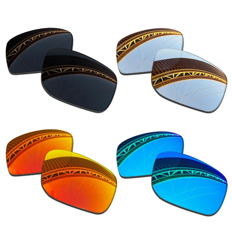 LenzProse 15MM Polarized Replacement Lenses for Oakley Gibston OO9449 61mm Sunglasses AntiScratch Perfectly Fit - Image 2