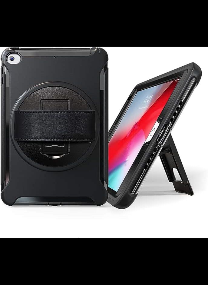 IAF Rugged Case for iPad 9.7 inch A1893 iPad 6 6th Generation, Shockproof, Impact Resistant Cover, iPad Rugged Case with Kickstand, Full Body Protective Cover for kids, Drop Protection, Black.