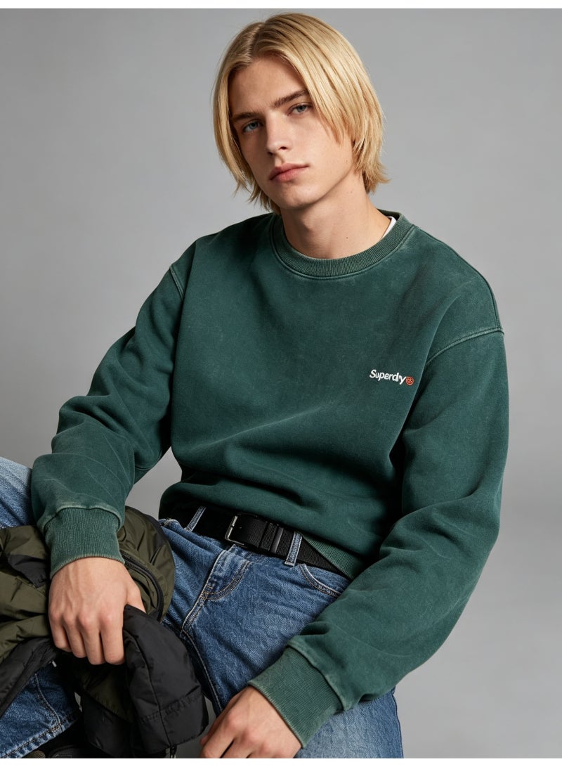 سوبر دراي Superdry men's and women's loose shoulder long-sleeved round neck sweater - Image 1