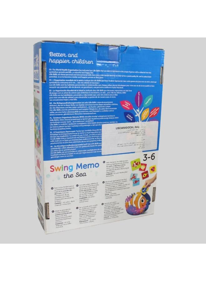 Lisciani - Life Skills Swing Memo Sea Board Game - Image 2