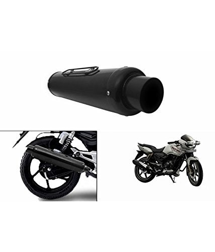 Spedy PE-1 Bike Slip On Performance Exhaust Can Black TVS Apache RTR 160 - Image 2