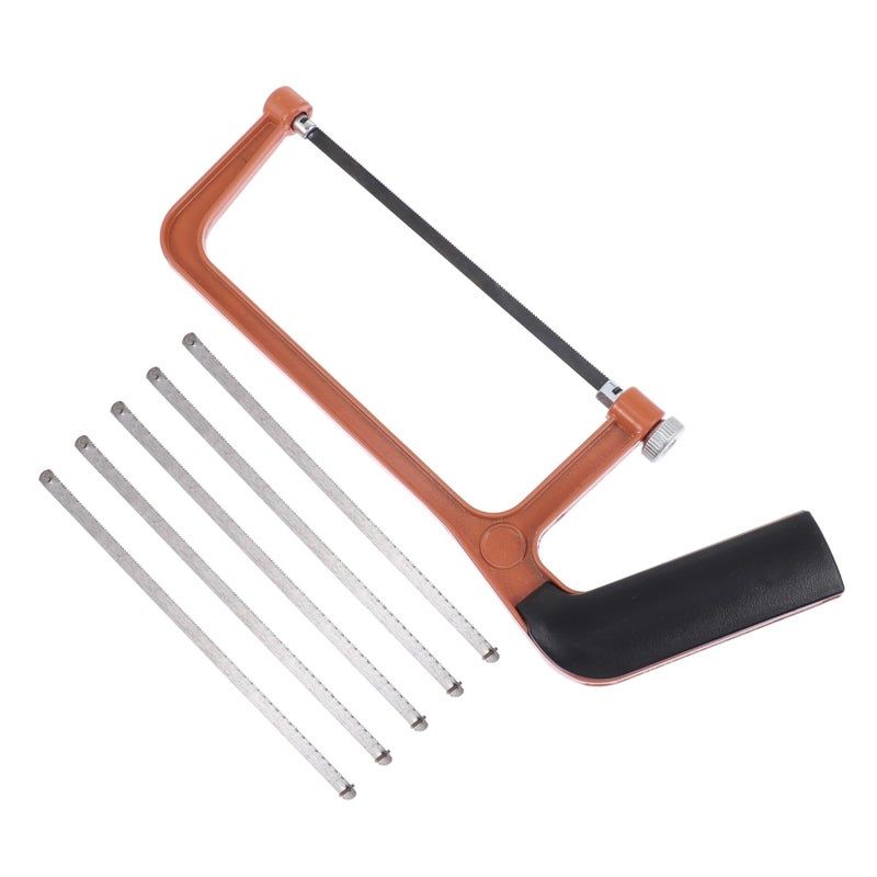 Mini Hacksaw Set With Non Slip Handle For Woodworking DIY Crafting Projects - Image 2