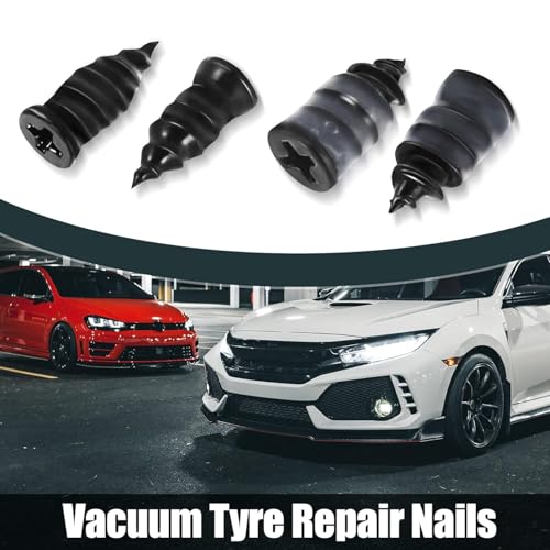 ROKTRY 20 Tire Repair Rubber Nail Car Service Rubber Nail Puncture Repair Tool for Automotive Truck Tractor, Universal Motorcycle Tire Puncture Repair Tire Screw Fast Tool Self Service Tire Repair - Image 5