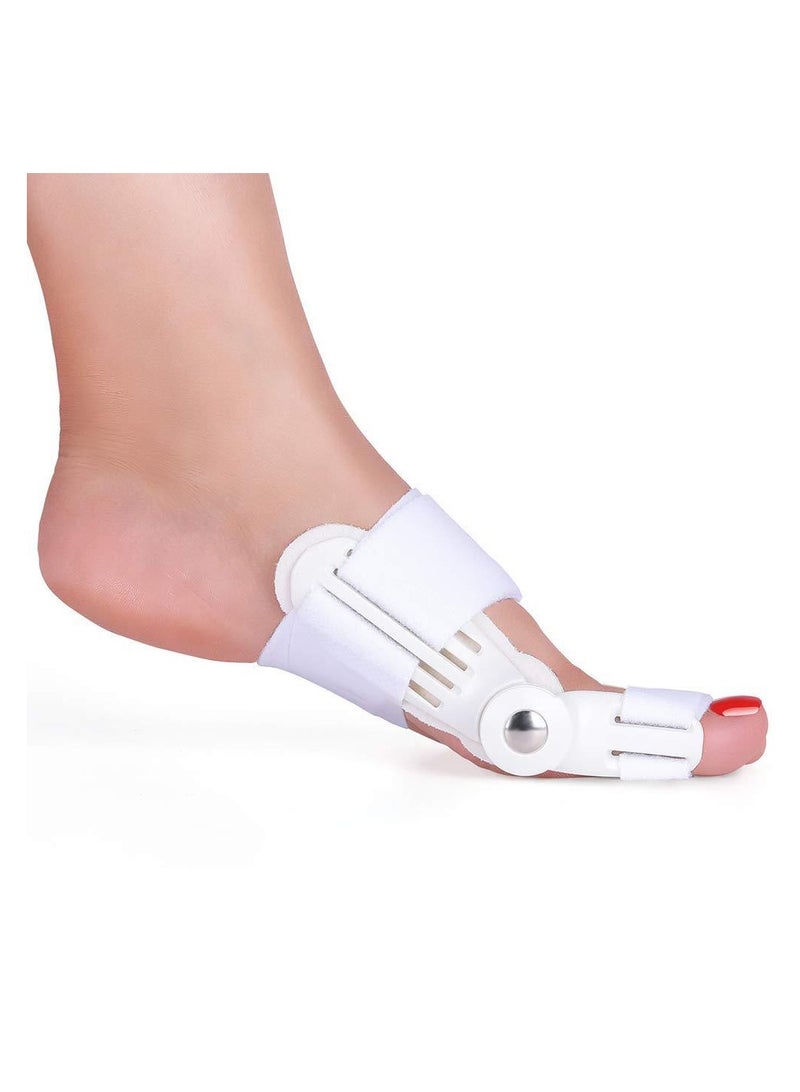 Alexvyan 2 Pack Bunion Corrector Set - Toe Splint for Bunion Relief and Big Toe Straightening - Day and Night Support for Men and Women - Image 1
