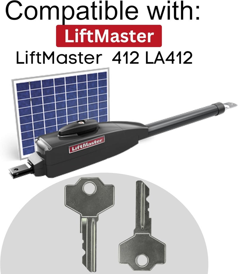 Robby's Cloud Liftmaster Release Key Replacement 041ASWG-0119 for Liftmaster LA500 & LA400 Commercial Swing Gate Openers with Keychain (1-Pack) - Image 4