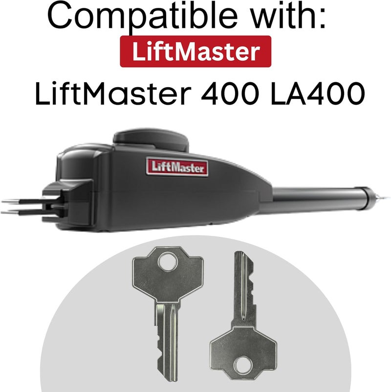 Robby's Cloud Liftmaster Release Key Replacement 041ASWG-0119 for Liftmaster LA500 & LA400 Commercial Swing Gate Openers with Keychain (1-Pack) - Image 3