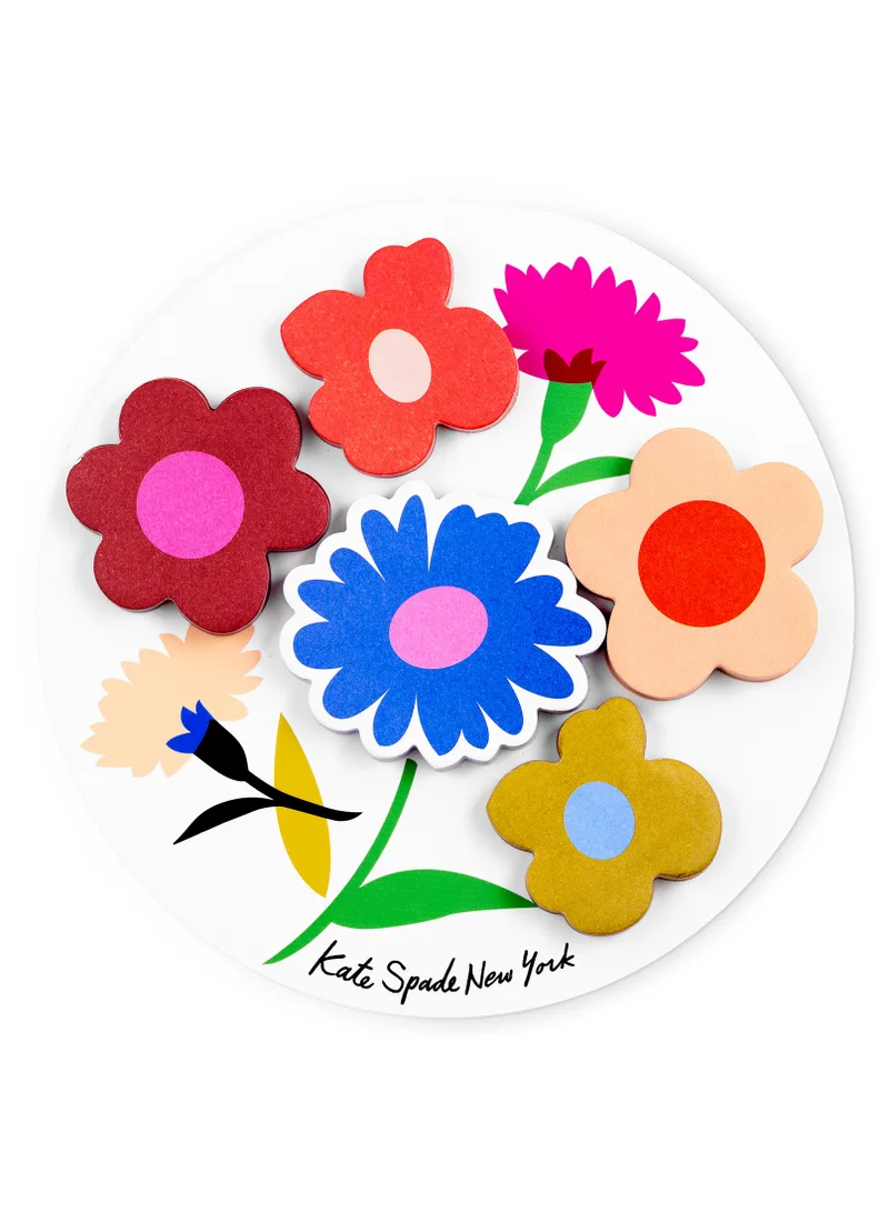 Kate Spade New York Gingham Garden Die-Cut Sticky Note Set