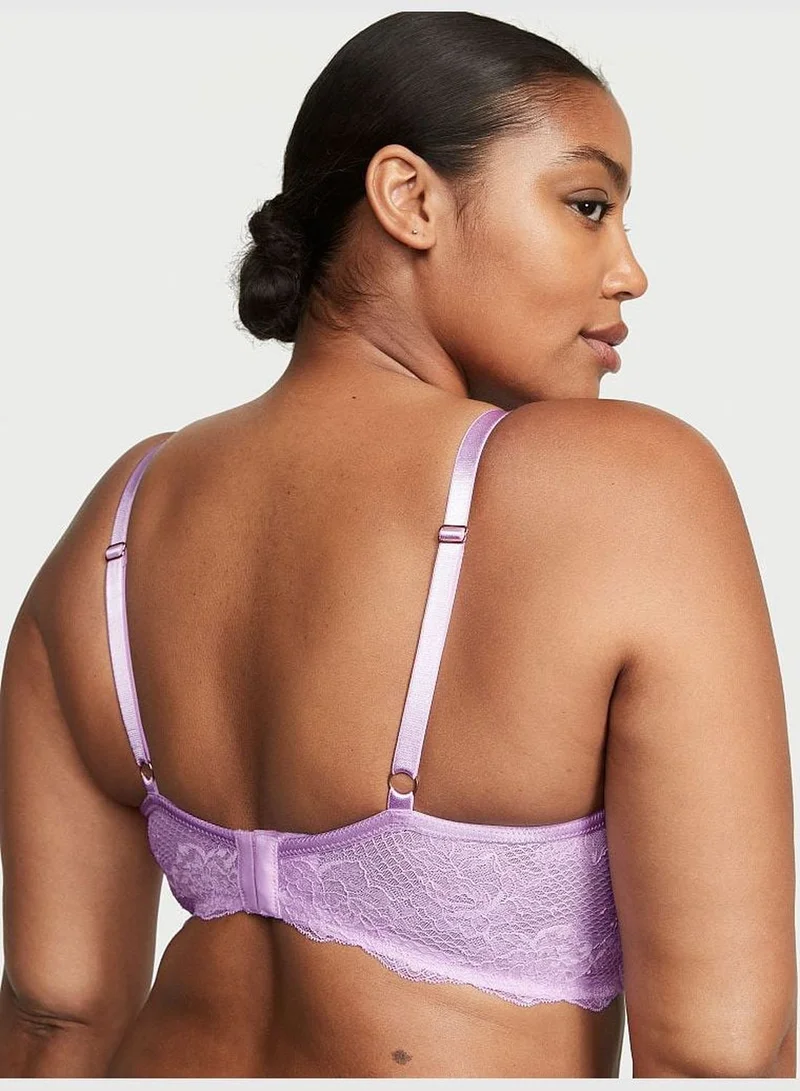 Victoria's Secret Strappy Fishnet Lace Push-Up Bra