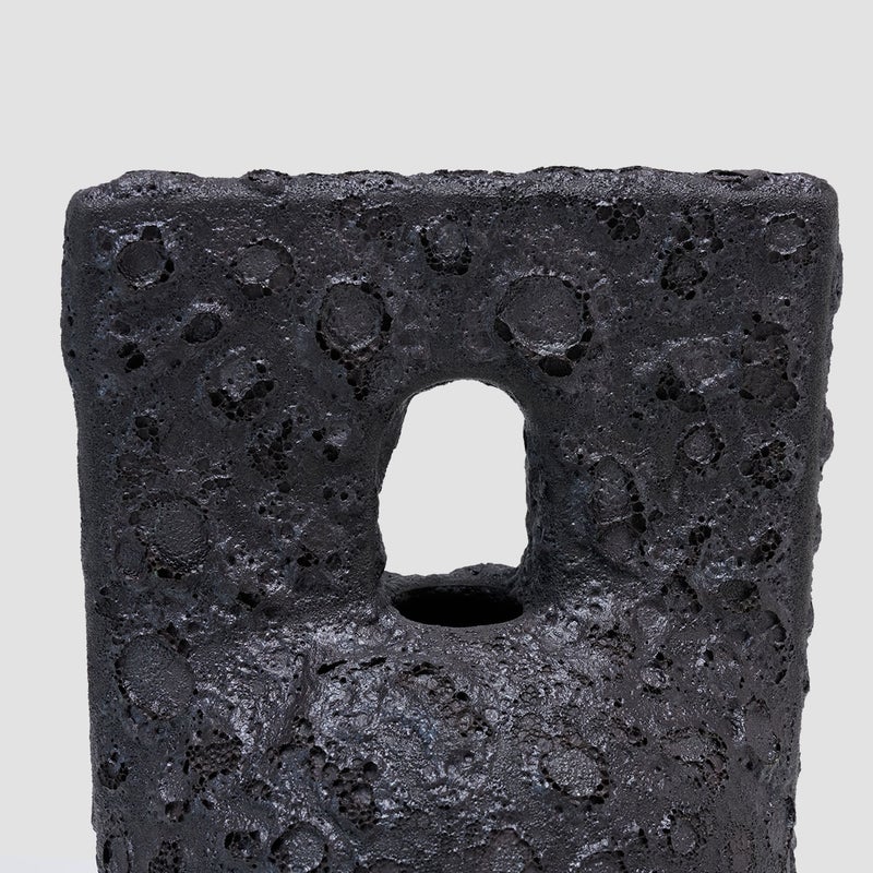 AL HUZAIFA FURNITURE Esmeray Ceramic Lunar Lava Black - Image 4