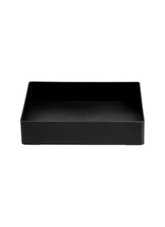 The Bros Rectangular Plastic Desk Organizer, Accessory Tray, Black  - Image 5