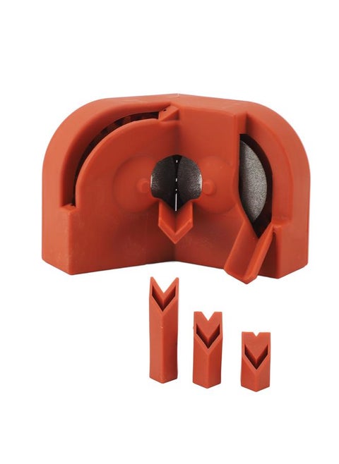 Drill Bit Sharpener Orange Portable Multipurpose Drill Bits Grinding Sharpener for High Speed Steel Carbide Cobalt Drill Bits