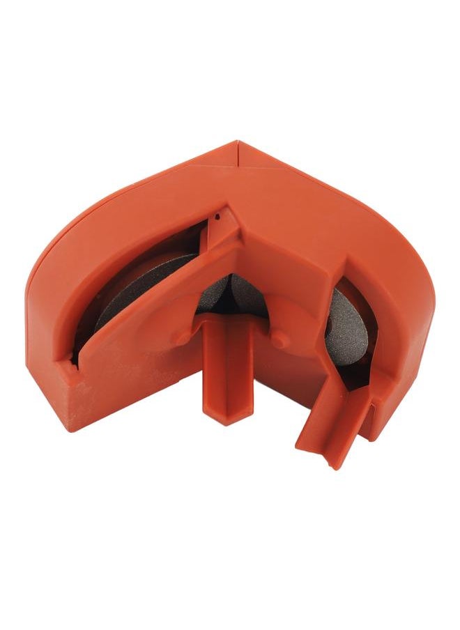 Thoraya - Drill Bit Sharpener Orange Portable Multipurpose Drill Bits Grinding Sharpener for High Speed Steel Carbide Cobalt Drill Bits - Image 1