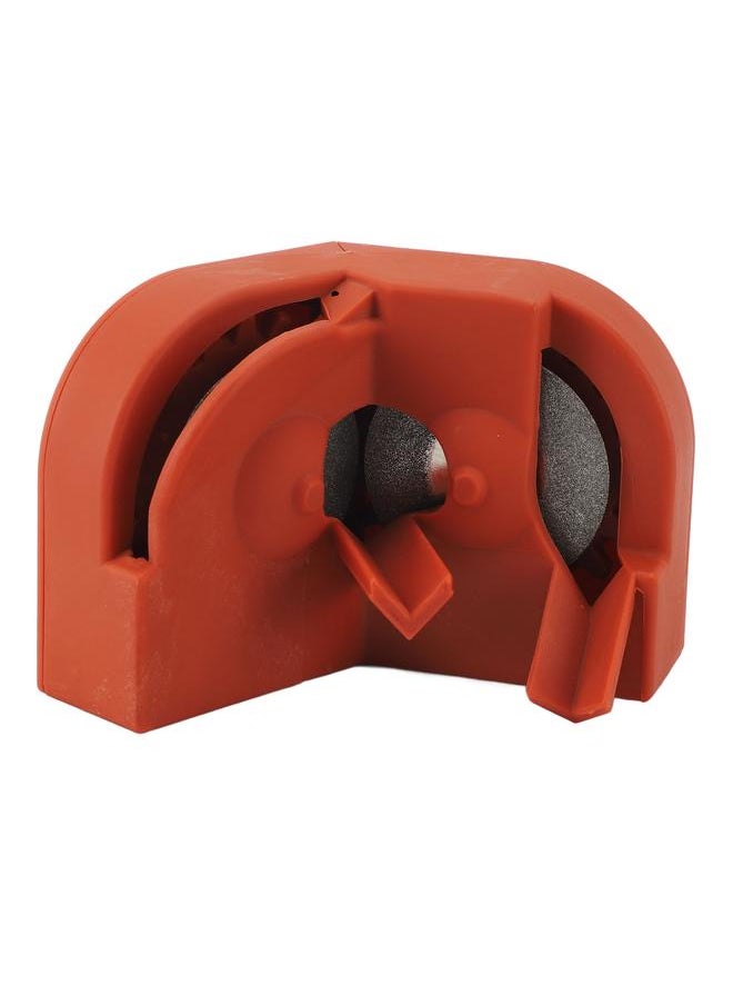 Thoraya - Drill Bit Sharpener Orange Portable Multipurpose Drill Bits Grinding Sharpener for High Speed Steel Carbide Cobalt Drill Bits - Image 1