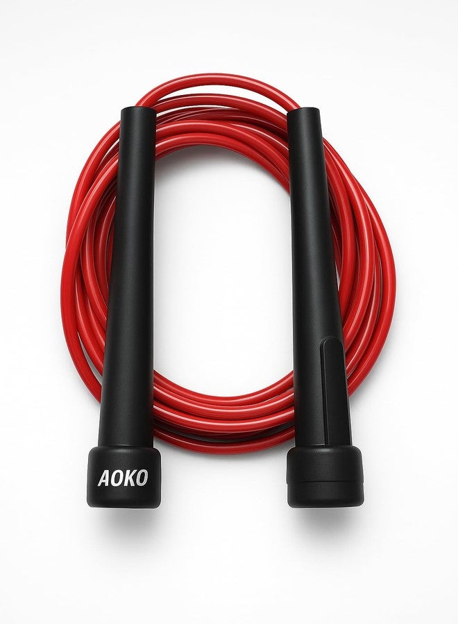 AOKO Freestyle Skipping Rope Jump Rope for Men, Women, Girls, and Kids | Gym Fitness Speed Skipping Rope (Length: 221 cm) - Image 2