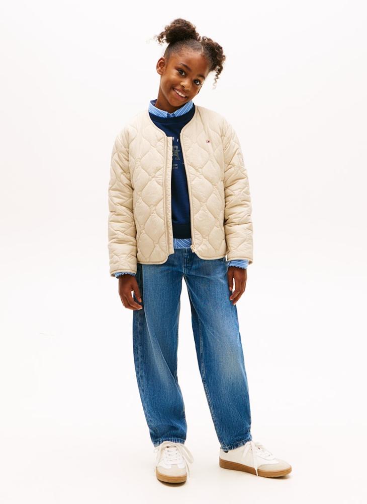 TOMMY HILFIGER Youth Barrel Washed Jeans - Image 4