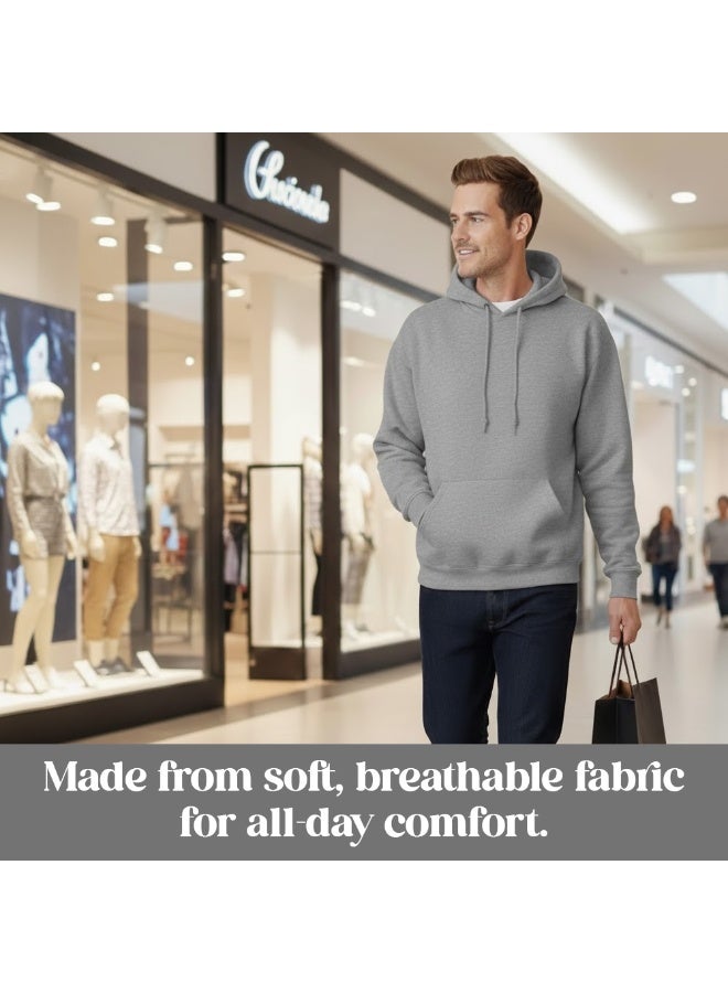 برينت شوب فور مي هوديي للرجال - بلوفر كلاسيكي بقلنسوة للرجال - هودي ناعم ومريح للارتداء اليومي، بدون سحاب، سويت شيرت دافئ وأنيق للخريف والشتاء - Image 4