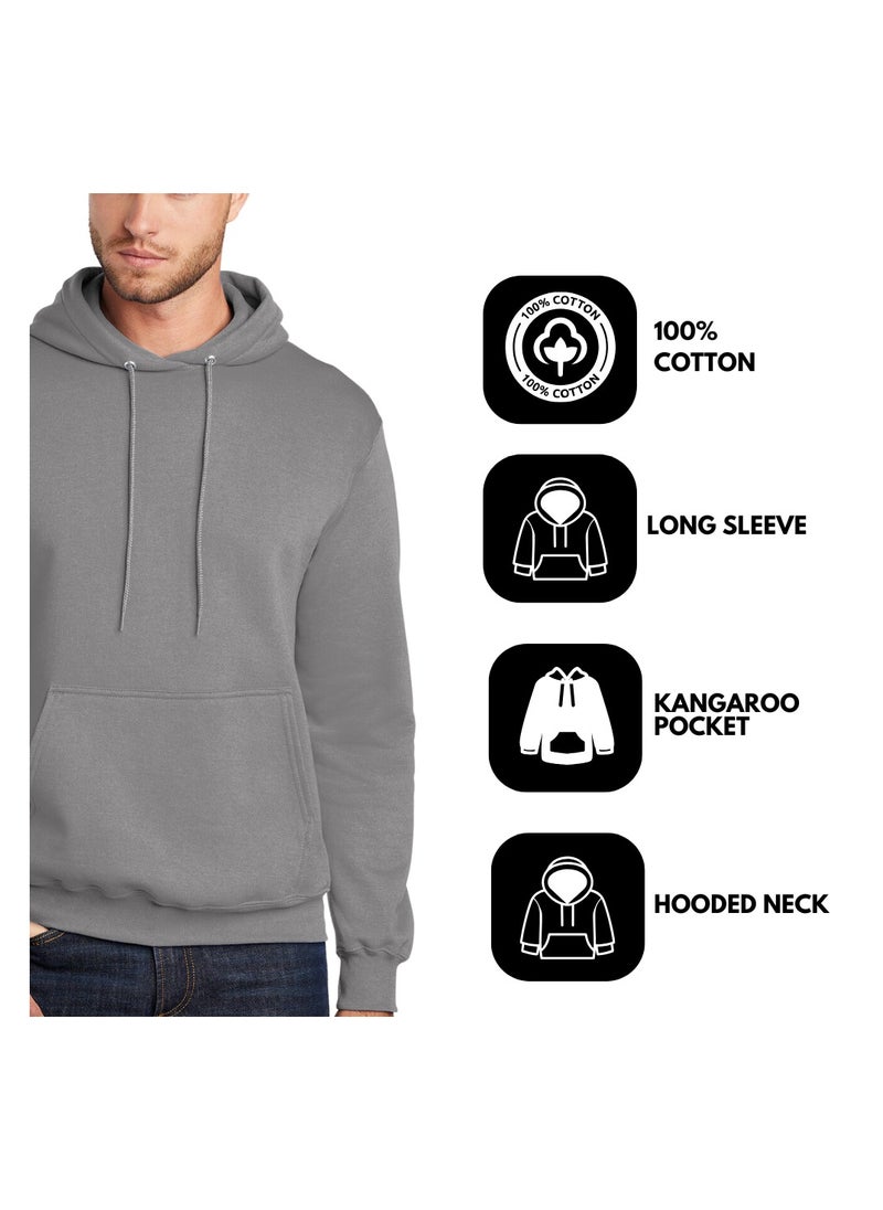 PRINTSHOP4ME - Hoodie For Men-Pullover Classic Hoodie For Mens-Soft&Comfortable Hoodie For Daily Wear,No Zipper,Warm&Stylish Sweatshirt For Fall&Winter - Image 1