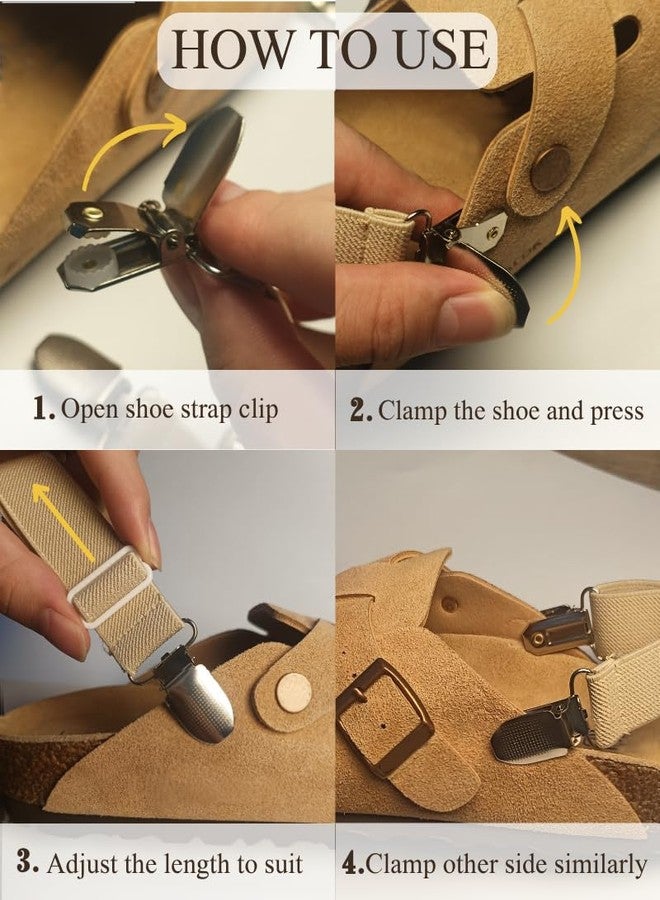 Treayes 6 Pairs Adjustable Elastic Shoe Straps, 6 Different Color Anti-Loose Shoe - Image 3