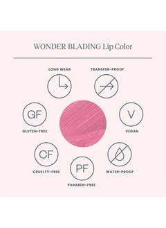 Wonderskin Wonder Blading Lip Stain Masque, Waterproof Pink Lip Stain, Transfer Proof Natural Lip Stain, Long Lasting Lip Tint (Beautiful Masque)  - Image 3