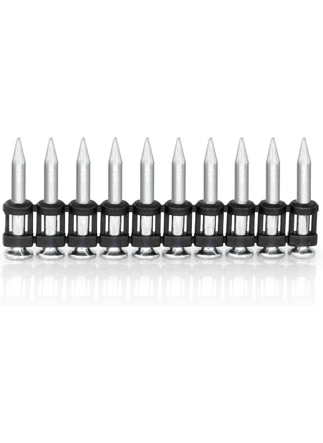 Biella Drive Pins Powder Actuated System - Fastener Pin For Concrete Nailer  100Pcs  - Image 1