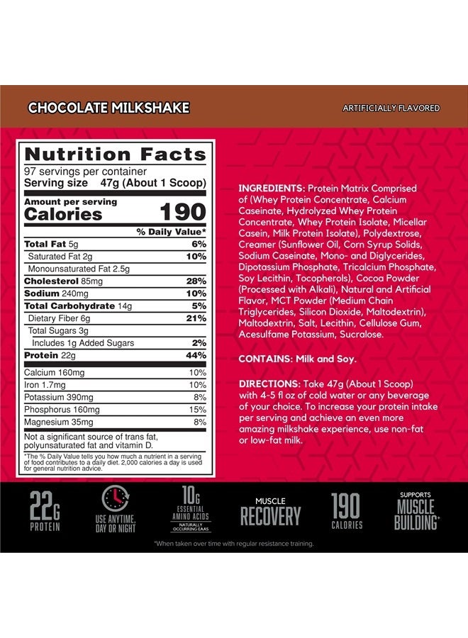 BSN مسحوق بروتين مصل اللبن SYNTHA-6 مع الكازين الميسيلار، مسحوق عزل بروتين حليب الشوكولاتة، ميلك شيك الشوكولاتة، 97 وجبة (قد تختلف العبوة) - Image 2