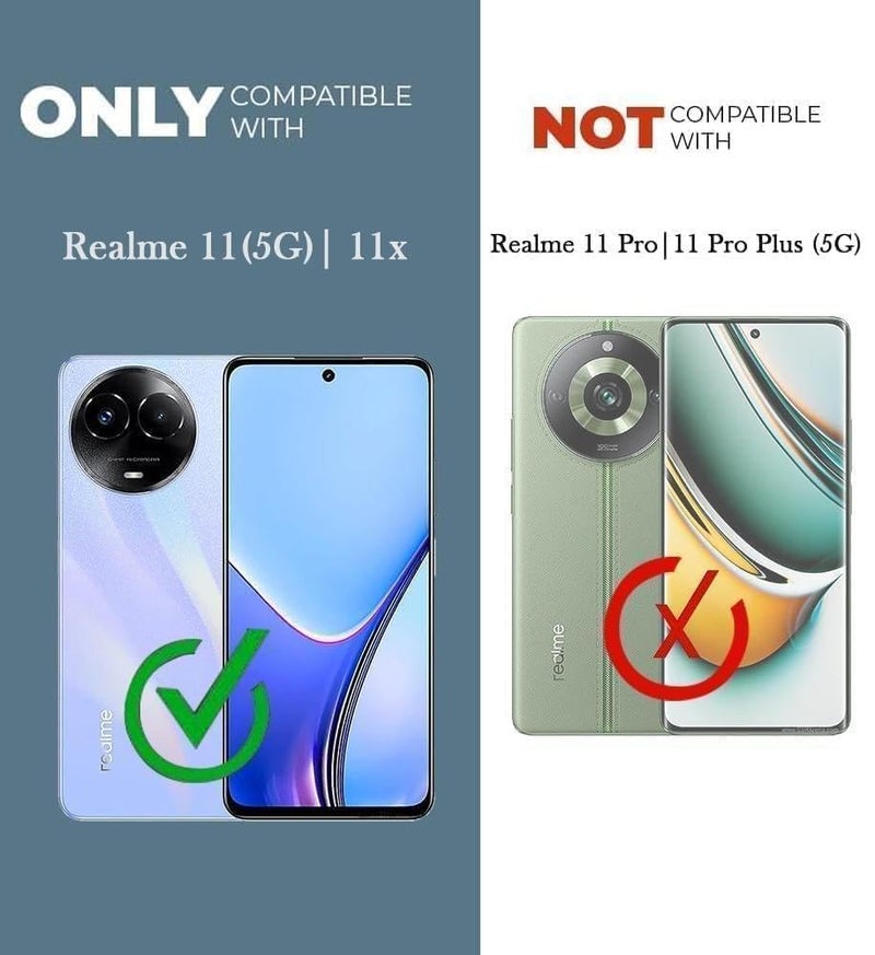 Jkobi Silicone Back Cover Case for Realme 11 5G | Realme 11x 5G (Textured Grip Design | Camera Protection | Slim and Light Weight | Soft Touch and Feel | Black) - Image 4