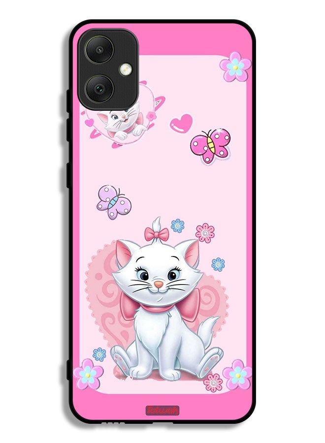 Tolwak Samsung Galaxy A05 Protective Case Cover Cute Lady Cat - Image 1