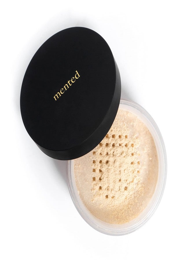Mented Cosmetics Pressed Powder Makeup, Translucent Setting Powder Compact for Face Make up, Oil Control, Matte Finish, Long-Lasting Wear, Ideal for Black Women, Portable Compact Design, Light/Tan - Image 1