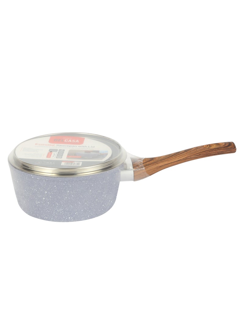 Delcasa 16cm Essential Saucepan with Glass Lid DC3331