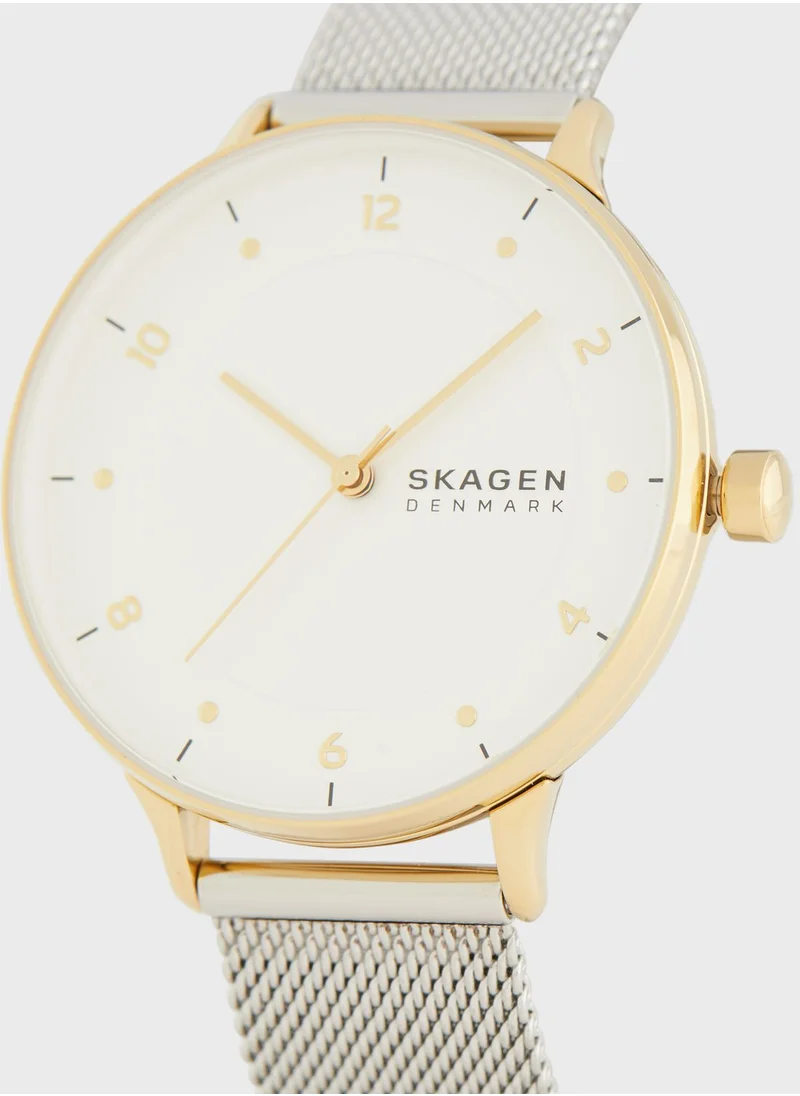 Skagen Riis Mesh Strap Analog Watch