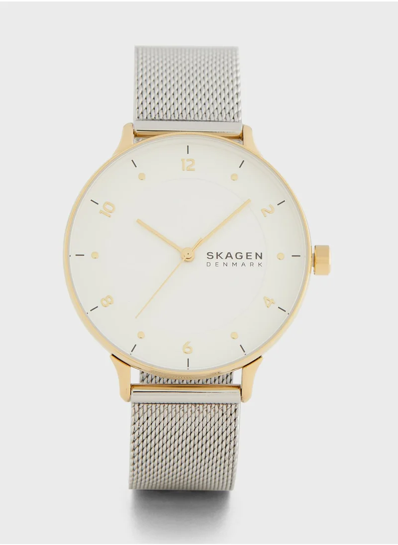 Skagen Riis Mesh Strap Analog Watch