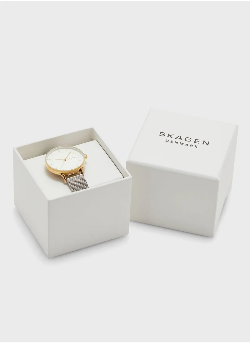 Skagen Riis Mesh Strap Analog Watch