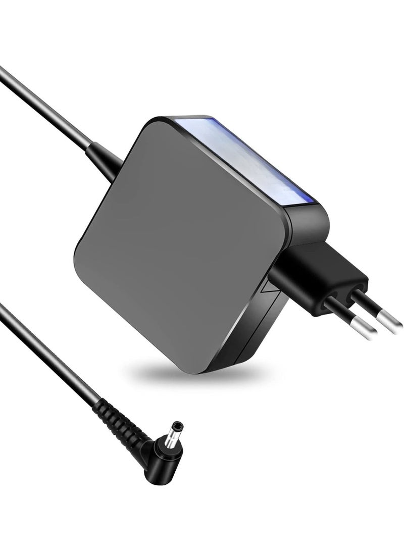 45W 20V 2.25A Laptop Charger & Power Supply – Compatible AC Adapter with 4 x 1.7mm Connector for Various Laptops - Image 1