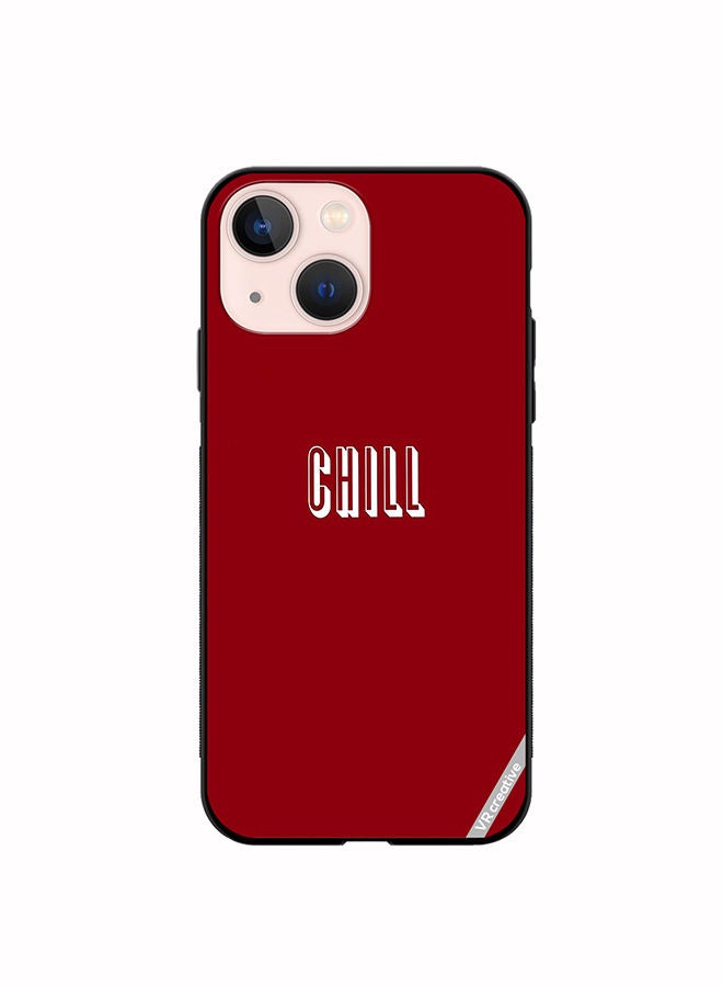 VR CREATIVE Protective Case Cover For Apple iPhone 14 Plus Chill In Red Design Multicolour - Image 1